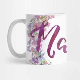 Mama | Watercolor Flower Wreath Mug